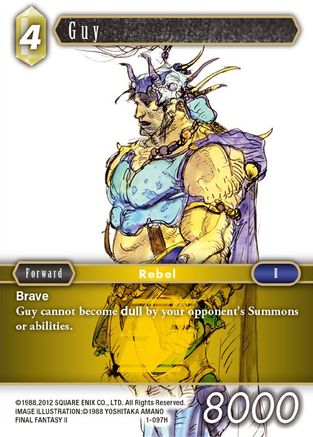 Guy (OPUS I) Foil - Premium Final Fantasy Single from Opus I - Just $0.84! Shop now at Game Crave Tournament Store