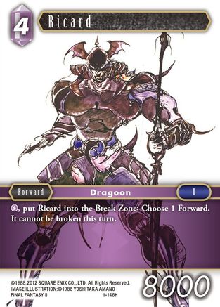 Ricard (OPUS I) - Premium Final Fantasy Single from Opus I - Just $0.27! Shop now at Game Crave Tournament Store