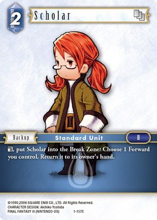 Scholar (Refia) (OPUS I) - Premium Final Fantasy Single from Opus I - Just $0.25! Shop now at Game Crave Tournament Store