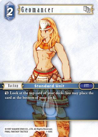 Geomancer (Male Unit) (OPUS I) Foil - Premium Final Fantasy Single from Opus I - Just $0.44! Shop now at Game Crave Tournament Store