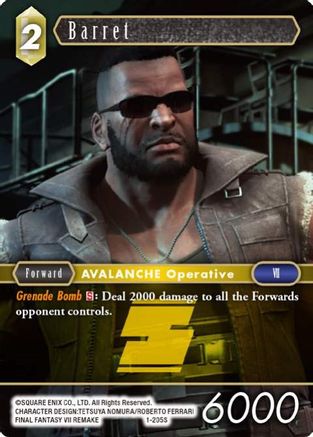 Barret (Starter) (OPUS I) - Premium Final Fantasy Single from Opus I - Just $0.25! Shop now at Game Crave Tournament Store