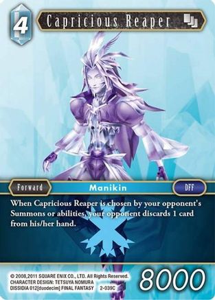 Capricious Reaper (OPUS II) Foil - Premium Final Fantasy Single from Opus II - Just $0.28! Shop now at Game Crave Tournament Store