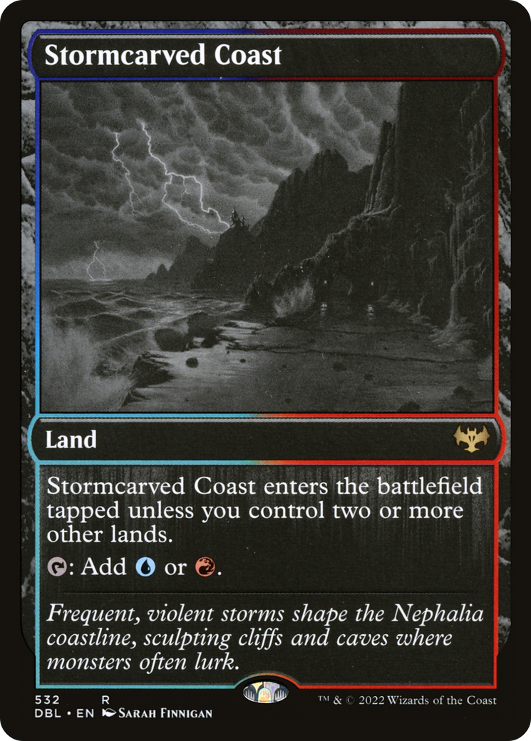 Stormcarved Coast (DBL-532) - Innistrad: Double Feature - Premium MTG Single from Wizards of the Coast - Just $1.07! Shop now at Game Crave Tournament Store