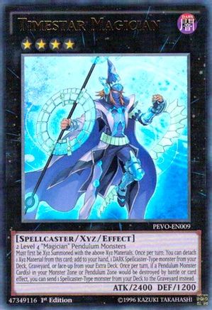 Timestar Magician (PEVO-EN009) - Pendulum Evolution 1st Edition - Premium Yugioh Single from Konami - Just $0.32! Shop now at Game Crave Tournament Store