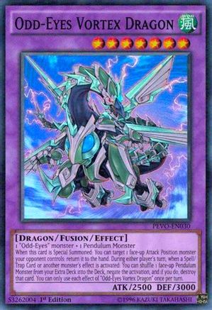Odd-Eyes Vortex Dragon (PEVO-EN030) - Pendulum Evolution 1st Edition - Premium Yugioh Single from Konami - Just $1.14! Shop now at Game Crave Tournament Store