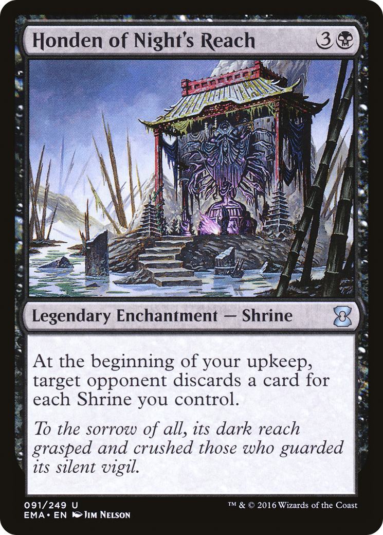 Honden of Night's Reach (EMA-091) - Eternal Masters - Premium MTG Single from Wizards of the Coast - Just $0.55! Shop now at Game Crave Tournament Store