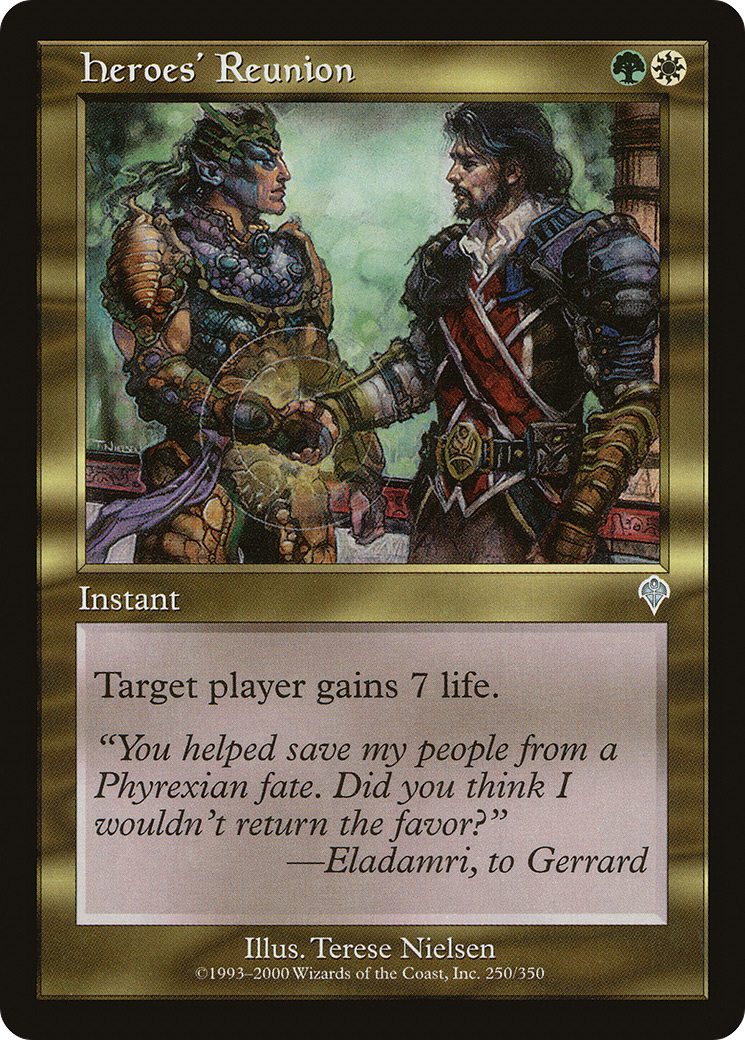 Heroes' Reunion (INV-250) - Invasion Foil - Premium MTG Single from Wizards of the Coast - Just $0.79! Shop now at Game Crave Tournament Store