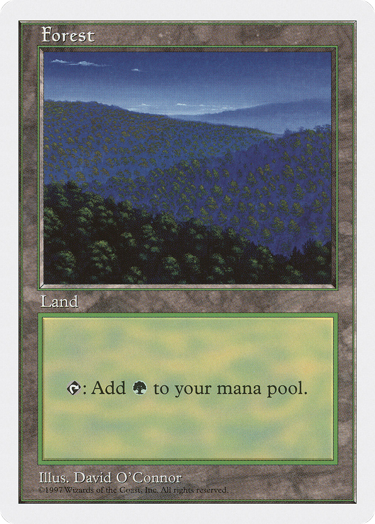 Forest (5ED-447) - Fifth Edition - Premium MTG Single from Wizards of the Coast - Just $0.22! Shop now at Game Crave Tournament Store