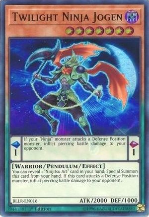 Twilight Ninja Jogen (BLLR-EN016) - Battles of Legend: Light's Revenge 1st Edition - Premium Yugioh Single from Konami - Just $0.25! Shop now at Game Crave Tournament Store