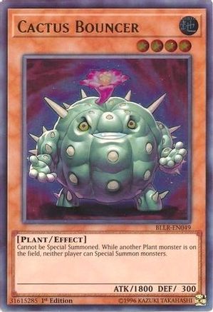 Cactus Bouncer (BLLR-EN049) - Battles of Legend: Light's Revenge 1st Edition - Premium Yugioh Single from Konami - Just $0.33! Shop now at Game Crave Tournament Store