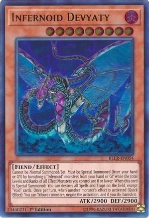 Infernoid Devyaty (BLLR-EN054) - Battles of Legend: Light's Revenge 1st Edition - Premium Yugioh Single from Konami - Just $0.46! Shop now at Game Crave Tournament Store
