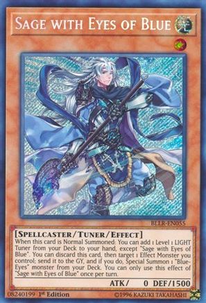 Sage with Eyes of Blue (BLLR-EN055) - Battles of Legend: Light's Revenge 1st Edition - Premium Yugioh Single from Konami - Just $4.50! Shop now at Game Crave Tournament Store