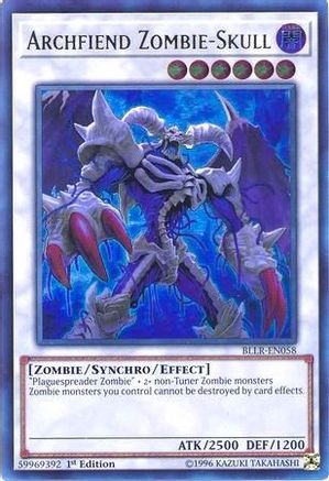Archfiend Zombie-Skull (BLLR-EN058) - Battles of Legend: Light's Revenge 1st Edition - Premium Yugioh Single from Konami - Just $0.31! Shop now at Game Crave Tournament Store