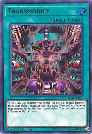 Transmodify (BLLR-EN077) - Battles of Legend: Light's Revenge 1st Edition - Premium Yugioh Single from Konami - Just $0.26! Shop now at Game Crave Tournament Store