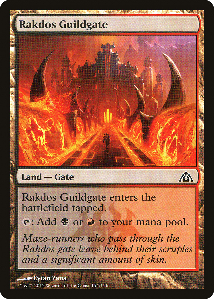 Rakdos Guildgate (DGM-154) - Dragon's Maze - Premium MTG Single from Wizards of the Coast - Just $0.08! Shop now at Game Crave Tournament Store