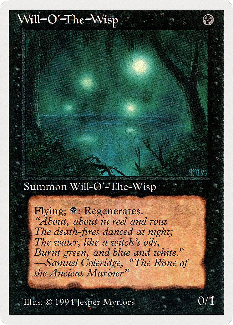 Will-o'-the-Wisp (SUM-137) - Summer Magic / Edgar - Premium MTG Single from Wizards of the Coast - Just $0.08! Shop now at Game Crave Tournament Store
