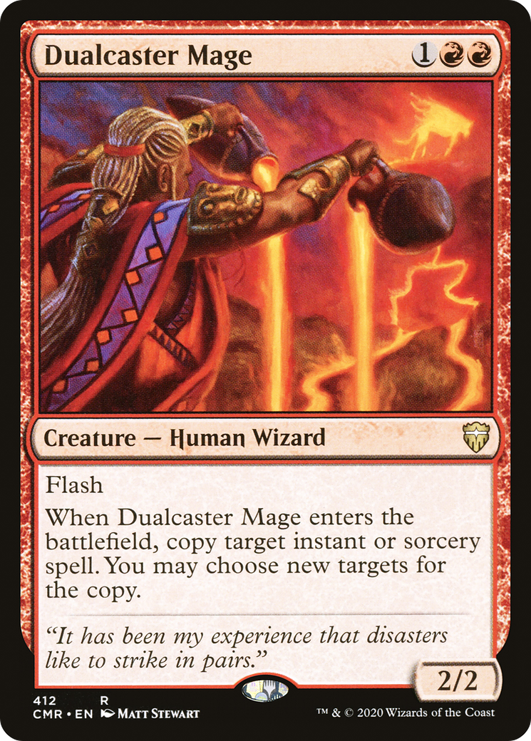 Dualcaster Mage (CMR-412) - Commander Legends - Premium MTG Single from Wizards of the Coast - Just $0.40! Shop now at Game Crave Tournament Store