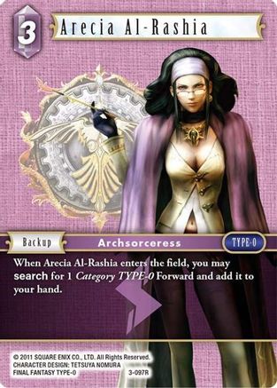 Arecia Al-Rashia - 3-097R (DECK EXCLUSIVE CARDS) - Premium Final Fantasy Single from Deck Exclusive Cards - Just $0.37! Shop now at Game Crave Tournament Store
