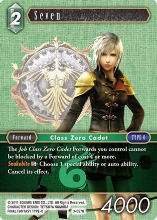 Seven (OPUS III) Foil - Premium Final Fantasy Single from Opus III - Just $3.24! Shop now at Game Crave Tournament Store