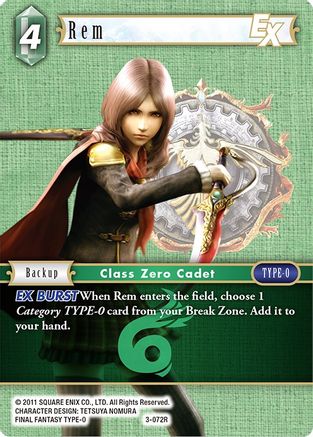 Rem EX (OPUS III) Foil - Premium Final Fantasy Single from Opus III - Just $1.06! Shop now at Game Crave Tournament Store