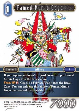Famed Mimic Gogo (OPUS III) Foil - Premium Final Fantasy Single from Opus III - Just $0.27! Shop now at Game Crave Tournament Store