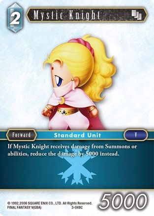 Mystic Knight (3-048C) (OPUS III) Foil - Premium Final Fantasy Single from Opus III - Just $0.25! Shop now at Game Crave Tournament Store
