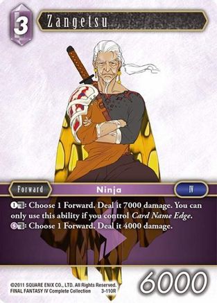 Zangetsu (OPUS III) Foil - Premium Final Fantasy Single from Opus III - Just $0.25! Shop now at Game Crave Tournament Store