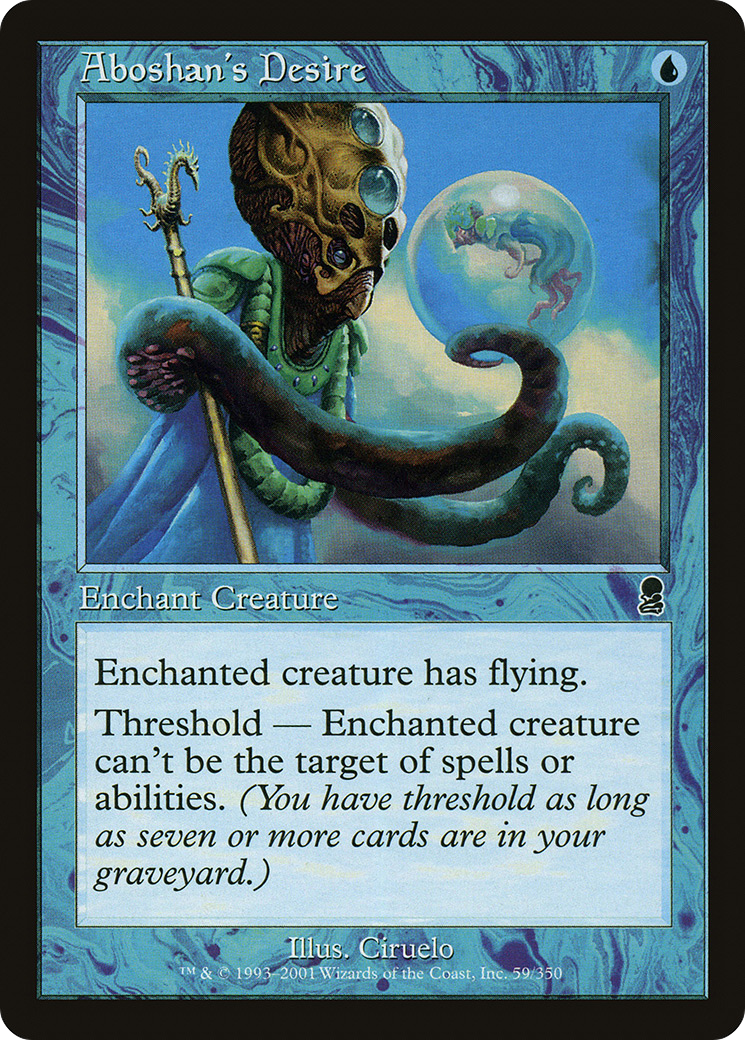 Aboshan's Desire (ODY-059) - Odyssey Foil - Premium MTG Single from Wizards of the Coast - Just $3.32! Shop now at Game Crave Tournament Store
