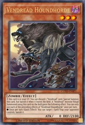 Vendread Houndhorde (COTD-ENSP1) (COTD-ENSP1) - Code of the Duelist Limited - Premium Yugioh Single from Konami - Just $0.38! Shop now at Game Crave Tournament Store