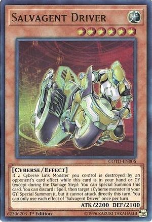 Salvagent Driver (COTD-EN005) - Code of the Duelist Unlimited - Premium Yugioh Single from Konami - Just $0.25! Shop now at Game Crave Tournament Store