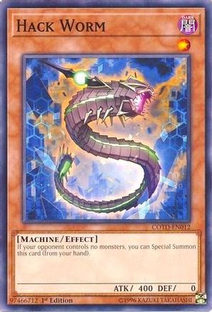 Hack Worm (COTD-EN012) - Code of the Duelist Unlimited - Premium Yugioh Single from Konami - Just $0.25! Shop now at Game Crave Tournament Store