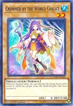 Crowned by the World Chalice (COTD-EN018) - Code of the Duelist Unlimited - Premium Yugioh Single from Konami - Just $0.08! Shop now at Game Crave Tournament Store