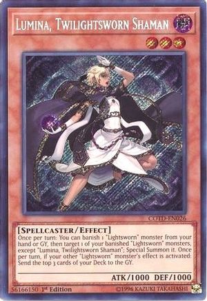 Lumina, Twilightsworn Shaman (COTD-EN026) - Code of the Duelist 1st Edition - Premium Yugioh Single from Konami - Just $0.38! Shop now at Game Crave Tournament Store