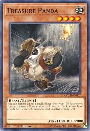 Treasure Panda (COTD-EN032) - Code of the Duelist 1st Edition - Premium Yugioh Single from Konami - Just $0.25! Shop now at Game Crave Tournament Store