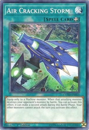 Air Cracking Storm (COTD-EN055) - Code of the Duelist 1st Edition - Premium Yugioh Single from Konami - Just $0.25! Shop now at Game Crave Tournament Store