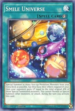 Smile Universe (COTD-EN056) - Code of the Duelist Unlimited - Premium Yugioh Single from Konami - Just $0.25! Shop now at Game Crave Tournament Store