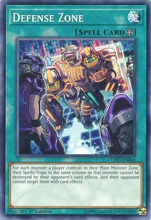Defense Zone (COTD-EN066) - Code of the Duelist 1st Edition - Premium Yugioh Single from Konami - Just $0.08! Shop now at Game Crave Tournament Store