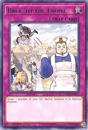 Back to the Front (COTD-EN077) - Code of the Duelist 1st Edition - Premium Yugioh Single from Konami - Just $0.26! Shop now at Game Crave Tournament Store