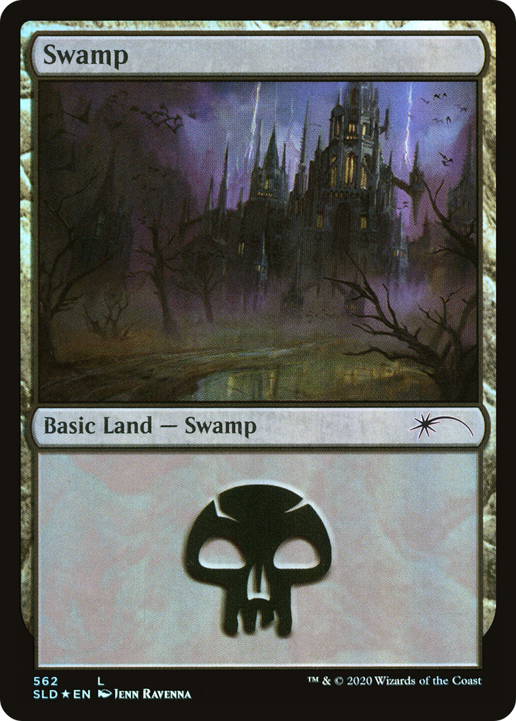 Swamp (SLD-562) - Secret Lair Drop Foil - Premium MTG Single from Wizards of the Coast - Just $0.51! Shop now at Game Crave Tournament Store