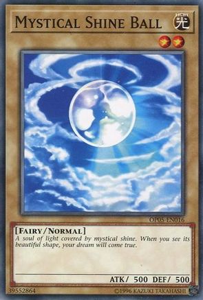 Mystical Shine Ball (OP05-EN016) - OTS Tournament Pack 5 Unlimited - Premium Yugioh Single from Konami - Just $0.50! Shop now at Game Crave Tournament Store