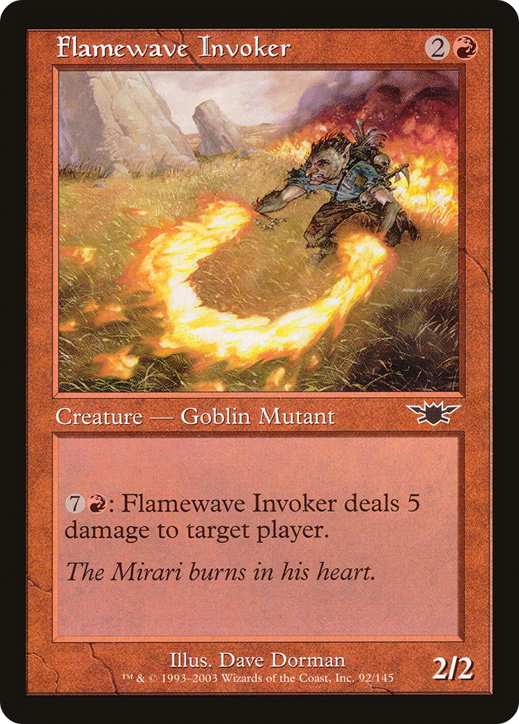 Flamewave Invoker (LGN-092) - Legions Foil - Premium MTG Single from Wizards of the Coast - Just $0.71! Shop now at Game Crave Tournament Store