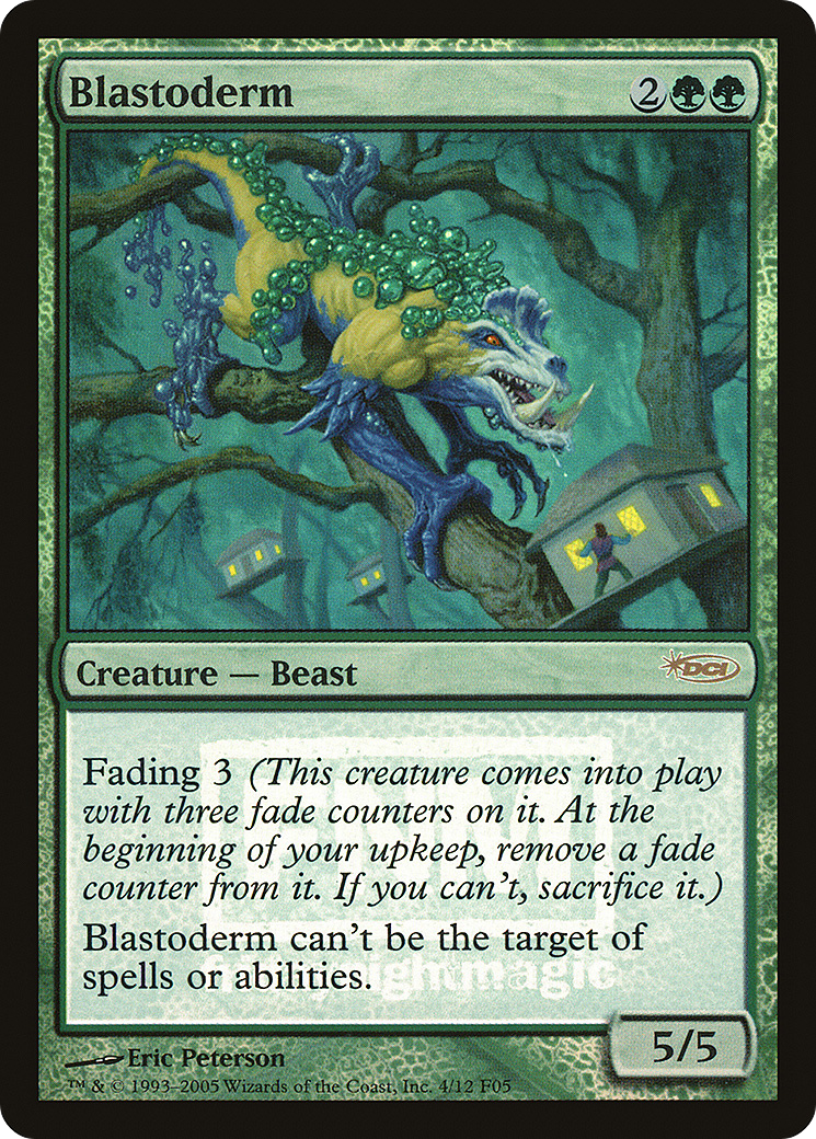 Blastoderm (F05-004) - Friday Night Magic 2005 Foil - Premium MTG Single from Wizards of the Coast - Just $1.74! Shop now at Game Crave Tournament Store