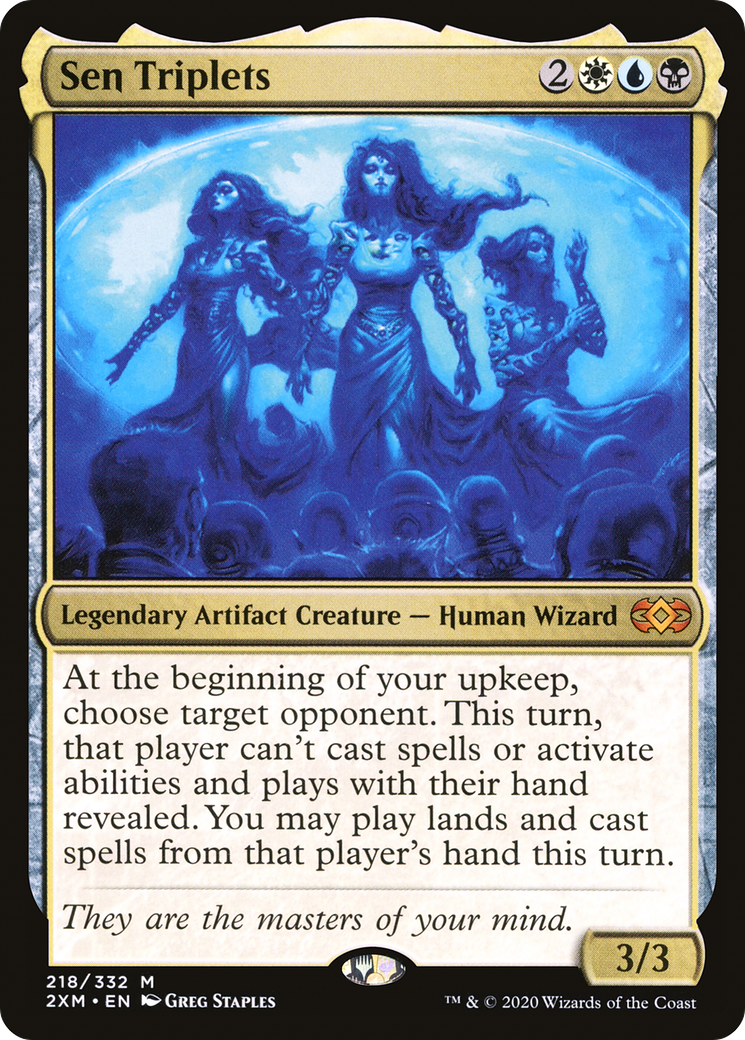 Sen Triplets (2XM-218) - Double Masters - Premium MTG Single from Wizards of the Coast - Just $1.57! Shop now at Game Crave Tournament Store