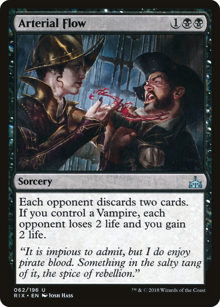 Arterial Flow (RIX-062) - Rivals of Ixalan - Premium MTG Single from Wizards of the Coast - Just $0.33! Shop now at Game Crave Tournament Store