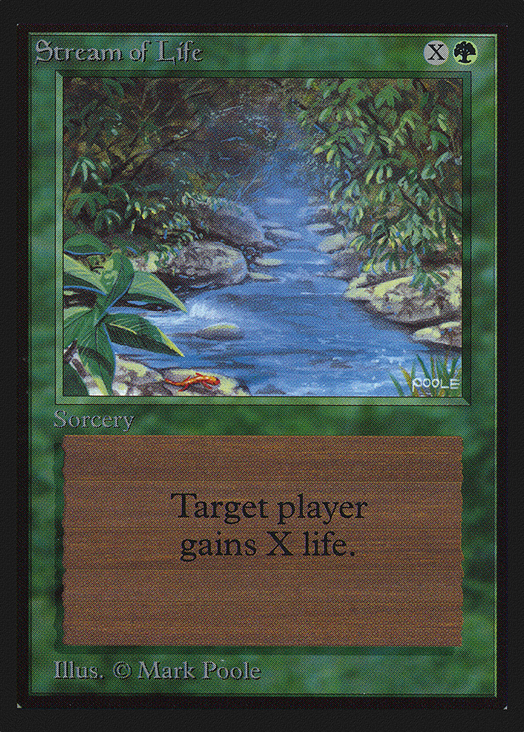 Stream of Life (CEI-218) - Intl. Collectors' Edition - Premium MTG Single from Wizards of the Coast - Just $3.59! Shop now at Game Crave Tournament Store