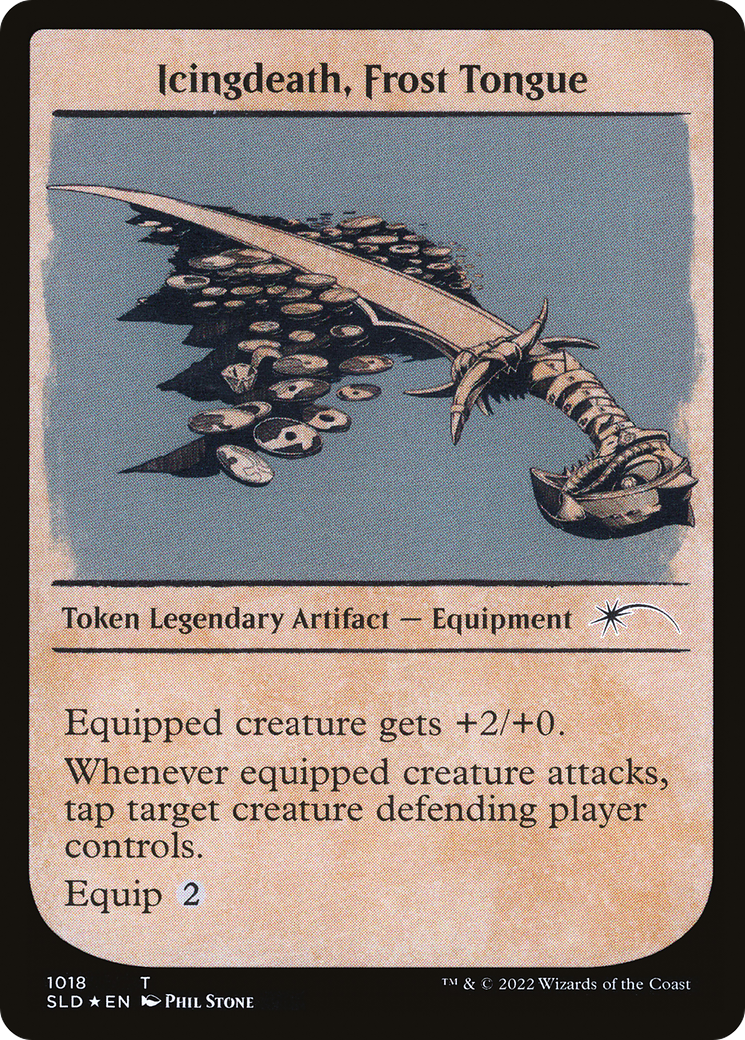 Icingdeath, Frost Tongue (SLD-1018) - Secret Lair Drop Foil - Premium MTG Single from Wizards of the Coast - Just $1.12! Shop now at Game Crave Tournament Store