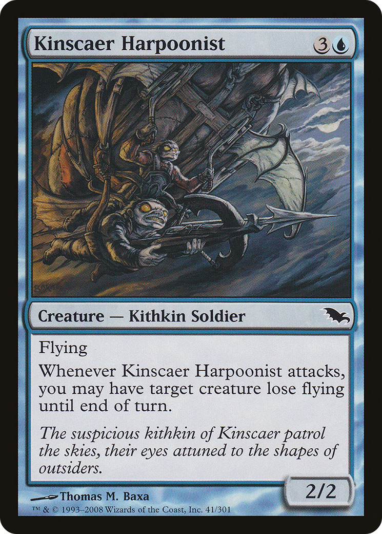 Kinscaer Harpoonist (SHM-041) - Shadowmoor Foil - Premium MTG Single from Wizards of the Coast - Just $0.08! Shop now at Game Crave Tournament Store