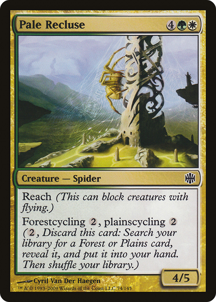 Pale Recluse (ARB-074) - Alara Reborn - Premium MTG Single from Wizards of the Coast - Just $0.25! Shop now at Game Crave Tournament Store