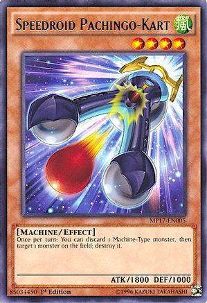 Speedroid Pachingo-Kart (MP17-EN005) - 2017 Mega-Tins Mega Pack 1st Edition - Premium Yugioh Single from Konami - Just $0.26! Shop now at Game Crave Tournament Store