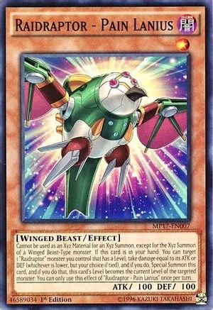 Raidraptor - Pain Lanius (MP17-EN007) - 2017 Mega-Tins Mega Pack 1st Edition - Premium Yugioh Single from Konami - Just $0.39! Shop now at Game Crave Tournament Store